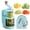 Blue, variant on Vegetable Spiralizer 4-IN-1 Rotating Blade Veggie Spiralizer Zucchini Noodle Maker with Strong Suction Cup Spiral Vegetable Cutter Slicer - White