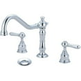 thumbnail image 4 of Pioneer Faucets 3AM400-BN Americana 1.2 GPM Widespread Bathroom Faucet - Nickel, 4 of 4