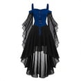 thumbnail image 4 of Halloween Butterfly Sleeve Mesh Gothic Dress For Women Off Shoulder Witch Dress 2026 Gothic Vampire Renaissance Steampunk Medieval, 4 of 5