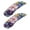 Bohemian Flowers Violet Pink, variant on SCRAWLGOD Starfish Beach 2 Pcs Set Anti-Dust Office Chair Armrest Cover Cozy Chair Arm Covers Pads Easy to Remove Non-Slip Chair Slipcover for Desk Chairs Arm