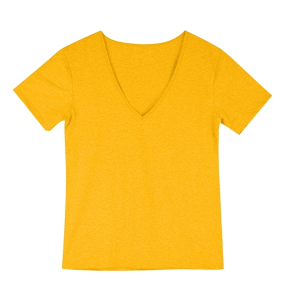 Klisyaur Mens V Neck Shirt Solid Color Short Sleeve Lightweight Casual Fashion Tee for Vacation Beach Tops