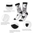 thumbnail image 4 of Saiise Bluey Funny Socks Men Women Adults Novelty Graphic Crew Tube Socks Crazy Design Casual Dress Socks for Sports,Running,Travel, 4 of 7