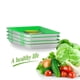 thumbnail image 4 of Batería de Cocina Bandeja de conservación de alimentos Platos de almacenamiento de alimentos frescos de plástico Contenedor (Verde), 4 of 5