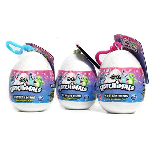 Hatchimals Keychain Backpack Clip 2.5" (Styles & Colors Vary) (Pack of