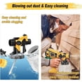 thumbnail image 6 of Paint Sprayer 1000W High Power Electric Spray Paint Gun with Adjustable Spray Width Knob,1400ML Container,4 Nozzles & 3 Patterns,Easy to Clean for Furniture Cabinets House Painting Yellow, 6 of 7