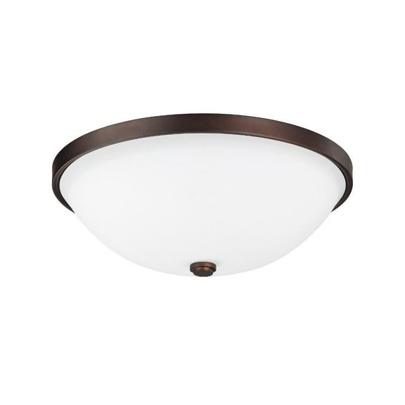 13 Inch 2 Light Flush Mount In Modern Style 13 High By 4.5 Wide-Burnished Bronze Finish Capital Lighting 2323Bb-Sw
