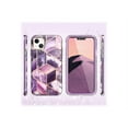 thumbnail image 5 of i-Blason Cosmo - Protective case for cell phone - MagSafe compatibility - thermoplastic polyurethane (TPU) - purple marble - 6.1" - for Apple iPhone 13, 5 of 7