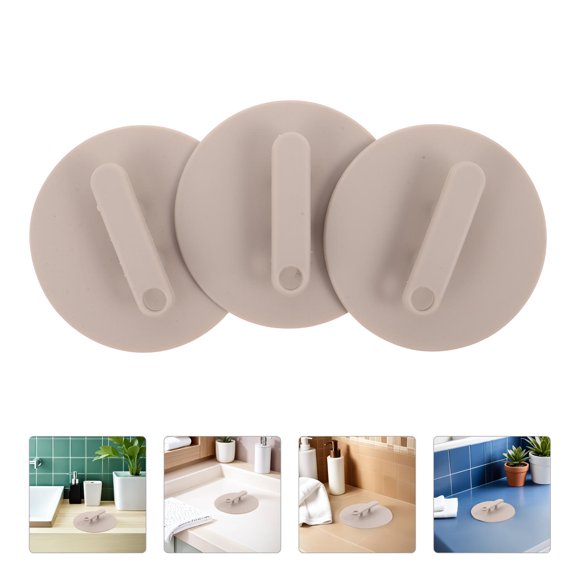 IDEANATEGRATE 3Ud Esponja De Silicona Para Ducha Con Ergonómico Para Exfoliación Corporal Gris