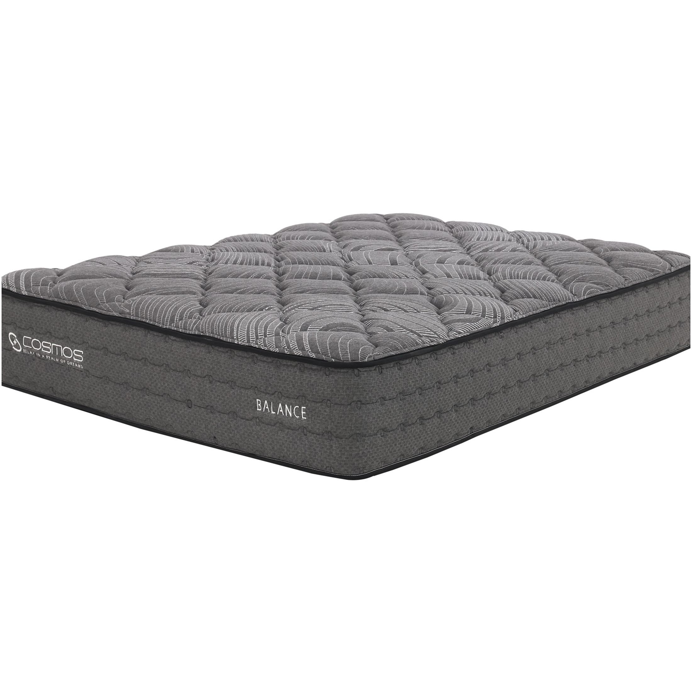 JERFIT 12" California King Hybrid Mattress, Gray Memory Foam and Pocket Innerspring for Cool Sleep & Support, Medium Firm, Bed-in-a-Box