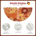 thumbnail image 5 of Kll Hippie Flower Christmas Tree Skirt 48",Party Decorations Farmhouse For Christmas Decorations Holiday Party, 5 of 8