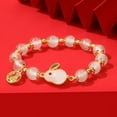 thumbnail image 3 of Handcrafted Chinese Lucky Rabbit Bracelet - Perfect for New Year Health & Protection, and Easter Gifts!, 3 of 5