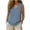 Navy, variant on Women Cotton Linen Tank Tops V Neck Loose Causal Sleeveless Summer Shirts Gauze Shirts Camisole Navy