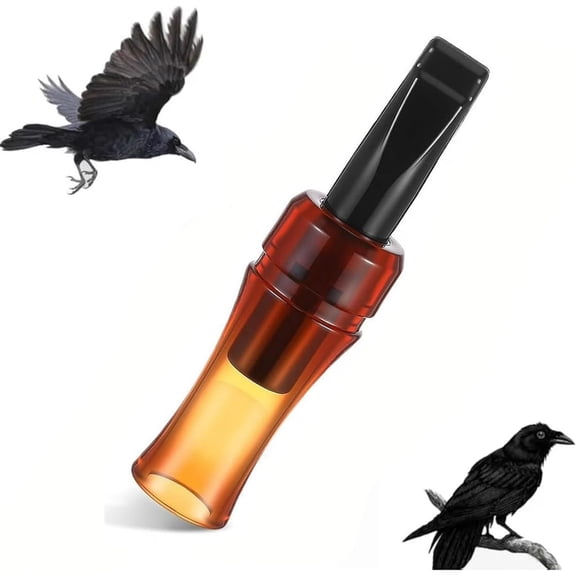 Hotpom Portable Crow Call Whistle, Realistic Sound Bird Caller for Hunting, Outdoor, Bird Watching, Camping, Hunting Decoy Caller Game Decoyingz