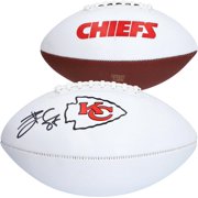 Travis Kelce Kansas City Chiefs Autographed Printed White Panel Football - Fanatics Authentic Certified