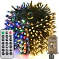 thumbnail image 1 of Joomer Color Changing Christmas String Lights, 164FT 500 LED String Lights with Remote Timer Fairy Outdoor Waterproof for Christmas Decoration (Warm White to Multicolor), 1 of 6
