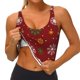 thumbnail image 3 of Balery Merry Christmas Sujetadores deportivos con espalda cruzada para mujer, acolchados, sin costuras, de alto impacto, ideales para yoga, gimnasio, entrenamiento y fitness.-XX-Large, 3 of 8