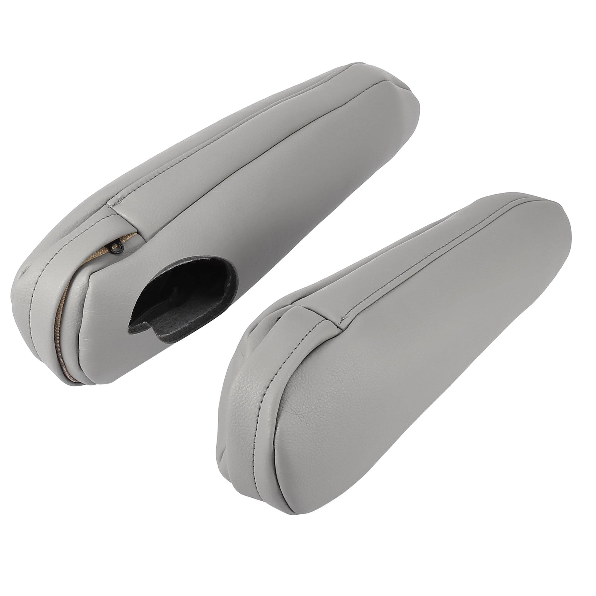 1 Pair Auto Armrest Cover Protector Microfiber Leather for Toyota Sienna 11-17