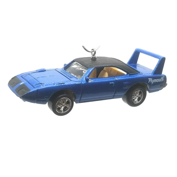 Christmas Ornament for 1970 Plymouth Superbird Blue Black
