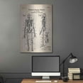 thumbnail image 5 of Luxe Metal Art 'Anatomical Skeleton Blueprint Patent Parchment' Metal Wall Art, 24"x36", 5 of 9