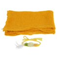 thumbnail image 1 of Envoltura para fotografía de recién nacido transpirable, manta para fotos infantil DIY, fondos para fotografía, color amarillo mate, 1 of 9