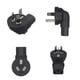 thumbnail image 2 of Au Australia receptáculo de 3 clavijas Au 3 clavijas al conector convertidor de potencia C13, 2 of 5