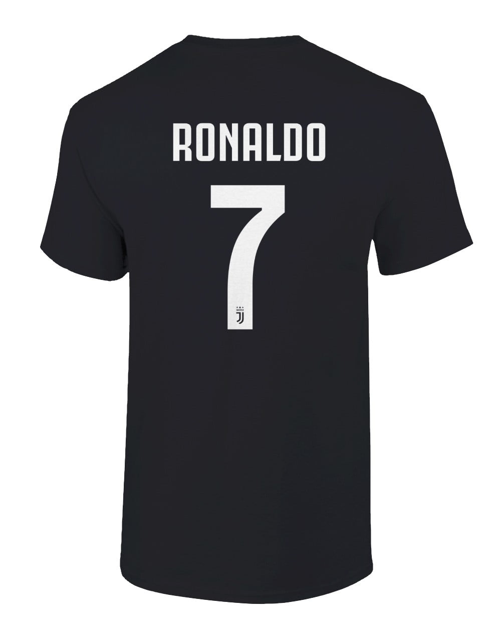 Soccer Shirt #7 Ronaldo CR7 Cristiano Juve Men's T-Shirt (Black, Adult  Large)