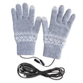 thumbnail image 4 of Guantes térmicos con calefacción por USB y dedos táctiles para juegos, esquí y portátiles. gris, 4 of 9