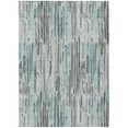 thumbnail image 2 of Addison Rugs Chantille Indoor/Outdoor Transitional Stripes Teal Washable Rectangle Rug, 9' x 12', 2 of 6