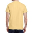 thumbnail image 3 of Jnriver Men's Short Sleeve Lightweight Heavy Cotton T-Shirt Regular-Fit Crewneck Tee for Casual Wear Gym Workout Summer Outfit - Yellow Haze - 3XL, 3 of 3