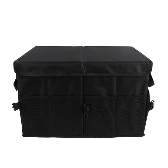 Car Trunk Organizer, Collapsible Portable Large Capacity Oxford Cloth Trunk Storage Organizer with Pockets, Multipurpose Sorting Car Storage Box for SUV, Truck, Sedan