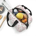 thumbnail image 5 of KLL Tulips Flowers Print Insulated Lunch Bag Women, Reusable Cute Tote Lunch Box for Adult & Men, Leakproof Cooler Lunch Bags for Work Office Travel Picnic, 5 of 5