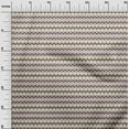 thumbnail image 2 of oneOone Organic Cotton Poplin Twill Fabric Chevron Ikat Printed Craft Fabric BTY 42 Inch Wide, 2 of 4