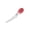 A002- Red, variant on Cheese Knife, Stainless Steel 2 Tines With Notch Blue Marble Resin Handle, 1 Piece, Western Style Cheese Cutting Tool For Charcuterie Boards Home Kitchen Restaurant Party Cheese Serving