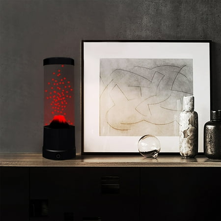 

COFEST Lighting Ceiling Decorative Lights For Adults USB Powered Battery Powered Volcano Mini Lava Lamps For Kids Night Light For Kids Moods Lighting Novelty Lighting Volcano Lava Lamp Black