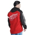 thumbnail image 2 of Men's G-III Sports by Carl Banks Red/Black Detroit Red Wings Lateral Half-Zip Hoodie Jacket, 2 of 2