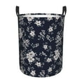 thumbnail image 2 of Goofa Retro Flower Printed Circular Hamper,Laundry Basket with Handles,Storage Baskets Foldable,Large Capacity Laundry Hamper-Small, 2 of 8