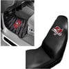 NFL Tampa Bay Buccanners 2 pc Front Floor Mats and Tampa Bay Buccanners Car Seat Cover Value Bundle
