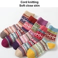 thumbnail image 3 of Calcetines de invierno para mujer, caja de regalo, tamaño libre, lana gruesa, suaves, cálidos, calcetines casuales para mujer…, 3 of 5