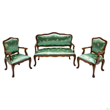 3X 1:12 Miniature Armchairs Couch Sofa Chair Doll House Model Toys Ornaments