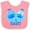 Pink and White, variant on Inktastic Ice Ice Baby Boys or Girls Baby Bib