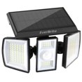 thumbnail image 1 of EverBrite Solar Light Outdoor, 128 LED 800LM Solar Motion Sensor Security Light with 270&deg; Wide Lighting Angle, IP65 Wat, 1 of 7