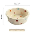 thumbnail image 3 of 12 Oz Ramekins, Creme Brulee Ramekins Oven Safe, Porcelain Souffle Dish-cream color-Set of 8, 3 of 7
