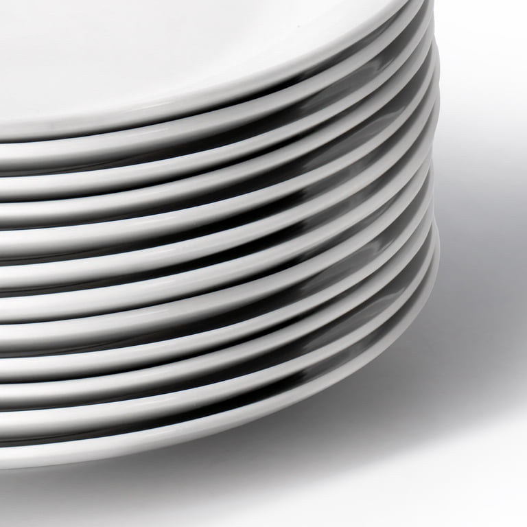 Elama Professional Kitchen 12-Piece Porcelain Dinner Plate Set photo 5