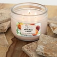 thumbnail image 6 of Mainstays White Rose & Peach 3 Wick Candle, 11.5 oz, 6 of 6