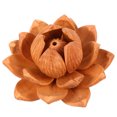 thumbnail image 1 of EeaseCA Tabletop Decor Wood Lotus Ornament Lotus Decor Desktop Adornment Home Decoration, 1 of 9