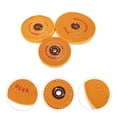 thumbnail image 1 of ADDHAT 3Ud Disco Pulidor De Fieltro Para Pulidora De Banco Ideal Para Y Joyería Color Amarillo, 1 of 7