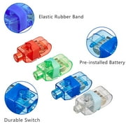 40Pcs LED Party Finger Lights for Kids, LED Finger Flashlight Light Up Finger Ring Toys for Party Favor