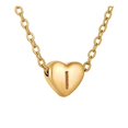 thumbnail image 1 of 26 iniciales en forma de corazón collar alfabeto para las mujeres Collares de acero inoxidable para las mujeres A Z 26 iniciales alfabeto collares de oro para las mujeres niñas, 1 of 5