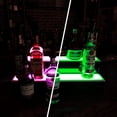 thumbnail image 4 of BarConic® LED Liquor Bottle Display Shelf, 2 Tier (Step), Black, Multi-Colored Lights, 36" Length, 4 of 8