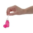 thumbnail image 2 of Hexagon Pink Mini Bubble Bottles, Toys, Wedding, 48 Pieces, 2 of 2